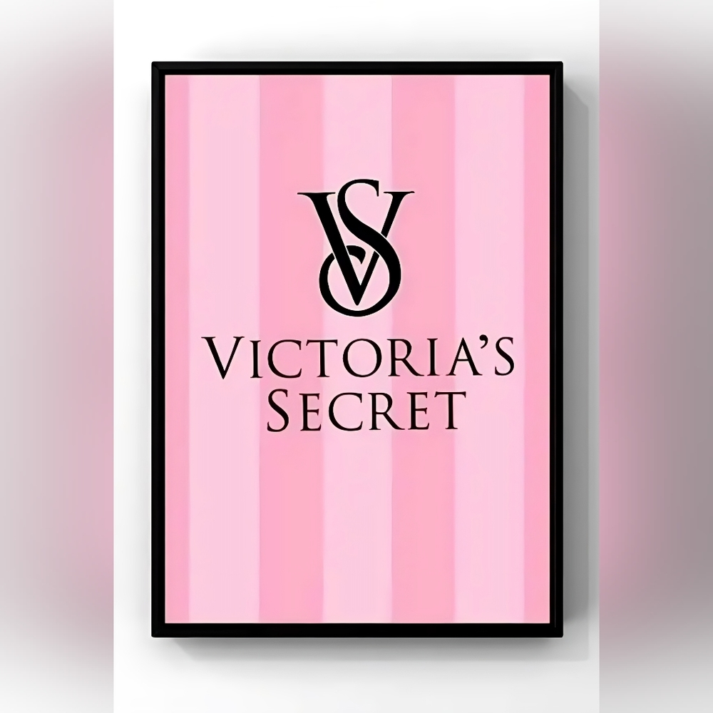 Victoria's Secret 8 1/2"x11" Framed Wall Art
